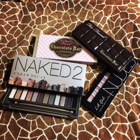 Paleta Naked Y Paleta Chocolate Bar