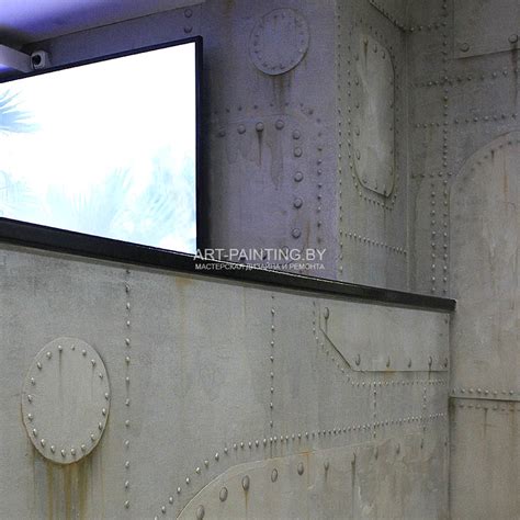 Декоративная штукатурка под металл и ржавчину