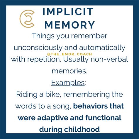 implicit  explicit memories  emdr therapy