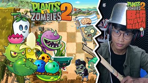 Perang Tanaman Melawan Zombie Di Pantai Plants Vs Zombies 2 YouTube