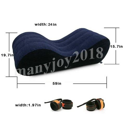 Inflatable Sex Bed Sofa Chair Love Position Pillow Auxiliary Cushion