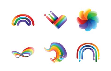 Rainbow Logo Vector Art, Icons, and Graphics for Free Download