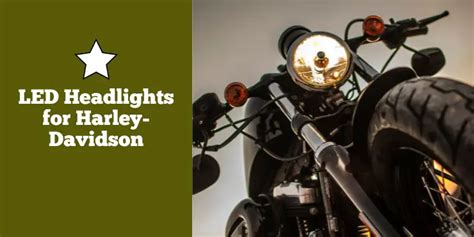 Led Headlights For Harley Davidson White Star Rides