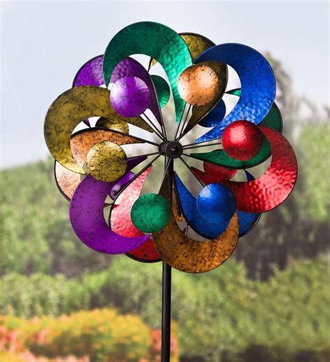 Wind Spinner Garden Decor At Mattie Hines Blog