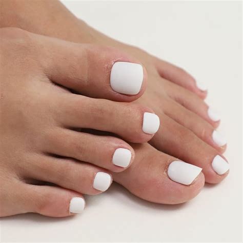 Amazon Press On Toenails For Women ANYOS Short Arcylic Fake Toe