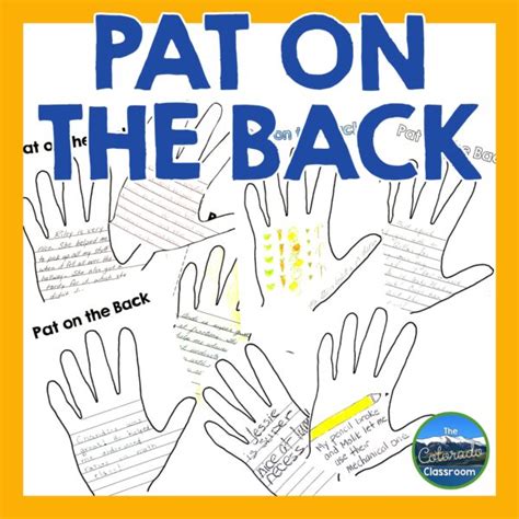 Pat On The Back Recognition Cards The Colorado Classroom