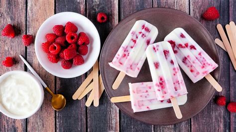 Himbeer Vanille Paletas Joghurt Eis Am Stiel EAT CLUB