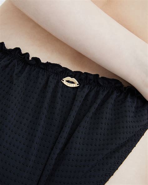 Bandeau Knot Bikini With Bow Set