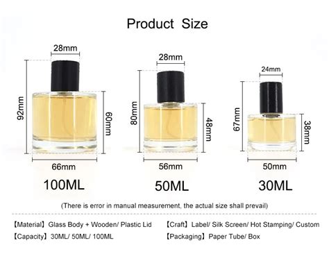 Luxury 50 Ml Round Clear Fragrance Parfum Glass Perfume Bottle 100 Ml