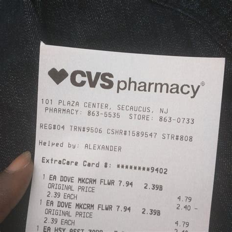 Cvs Pharmacy Receipt Template Web Returns On Our Brands Are Easy And Free