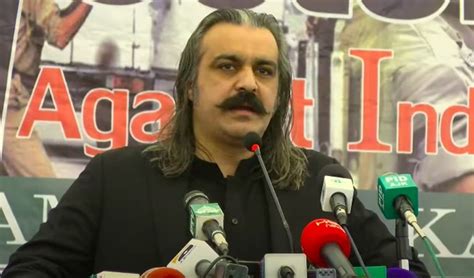 Non Bailable Arrest Warrant Issued For Ali Amin Gandapur