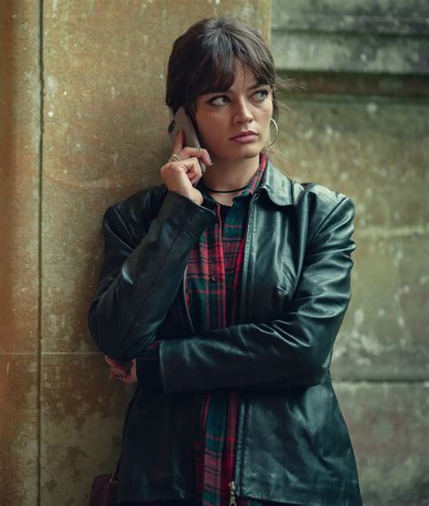 Sex Education Emma Mackey Leather Jacket