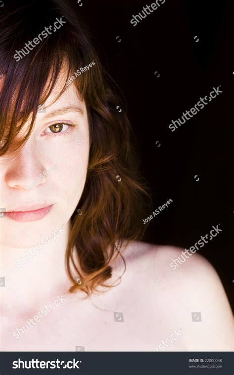 Nude Woman Portrait Staring Camera Stock Photo Shutterstock
