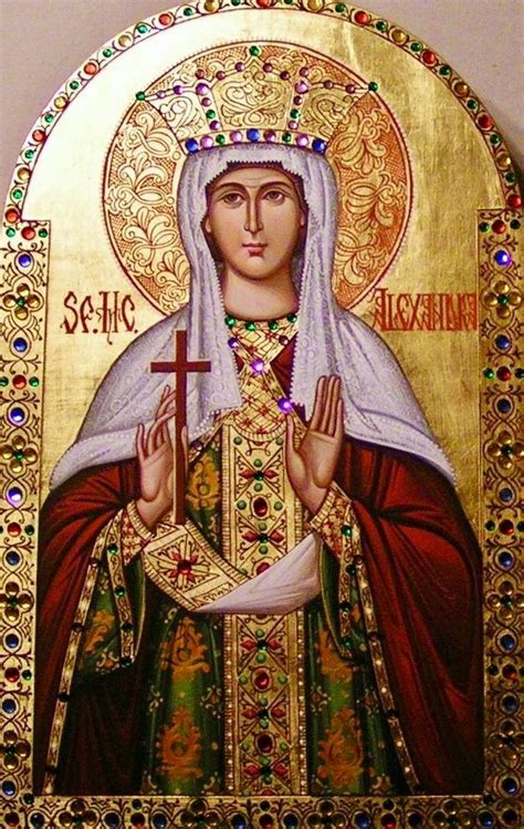 St. Alexandra of Rome by Camelia Toma | Религиозные картины, Святые, Фрески