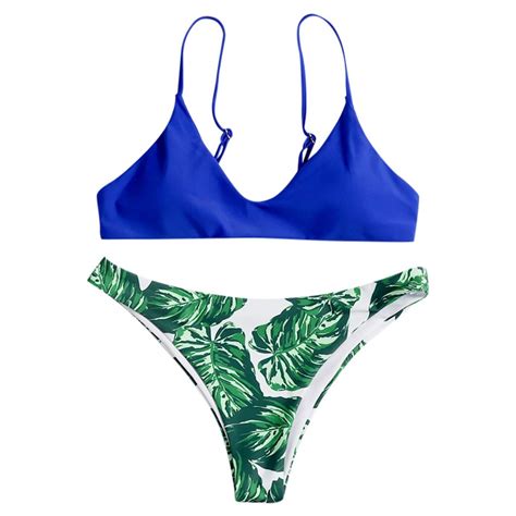 Conjunto De Bikini Con Estampado Floral Para Veran Grandado