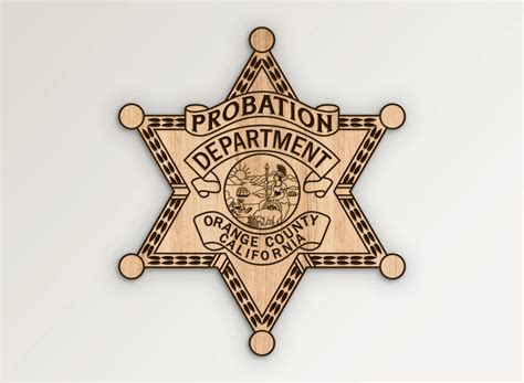 Orange County California Probation Badge Svg Vector Files Vector911