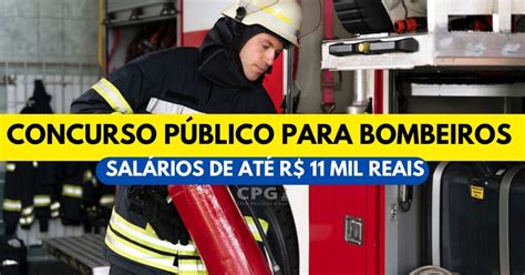 Concurso público Bombeiros abre 300 vagas para nível fundamental e