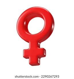 Red Female Sex Symbol 3d Icon Stock Illustration 2290267293 Shutterstock