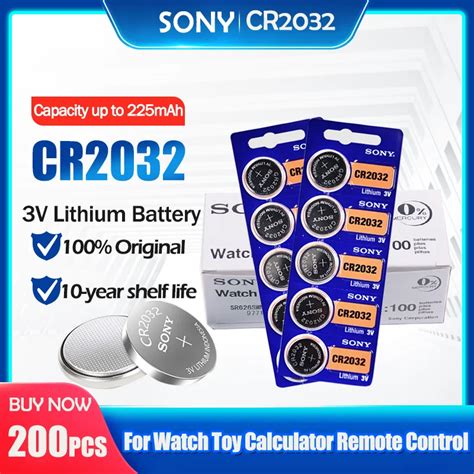 Pcs Lot Sony Cr Original V Lithium Battery For Watch