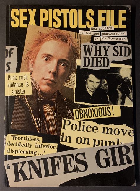 Sex Pistols File By Ray Stevenson Rd Revised Edition