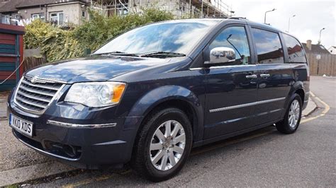 2010 Chrysler Grand Voyager 2 8CRD Auto Limited Black Leather In