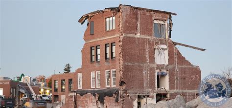 Norwood Hospital Demolition-Last Of the Draper Building- October 19