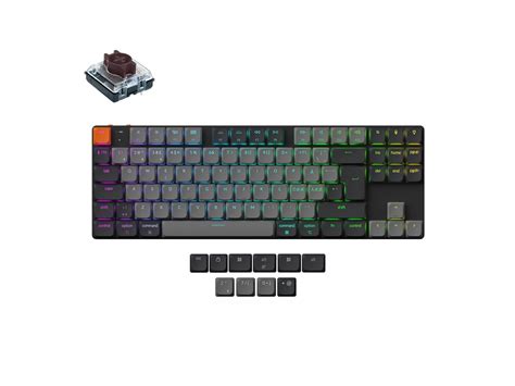 Keychron K V Rgb Qmk Wireless Hot Swap Qmk Low Profile Brown Pelin Pp Imist Ilman
