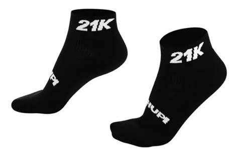 Meia Curta Para Corrida Hupi Running Pro 21k Preto 36 42 MercadoLivre