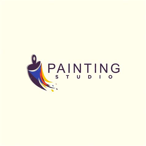 Premium Vector | Painting logo ideas inspiration logo design template ...