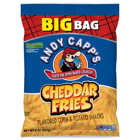 Andy Capps Big Bag Cheddar Flavored Fries 8 Oz