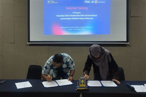 Fpsb Uii Jalin Kerjasama Dengan Fiskom Uksw Fakultas Psikologi Dan