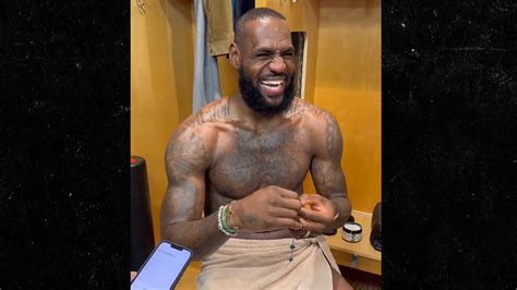 Lebron James Does Lakers Postgame Interview In Nothing But Towel