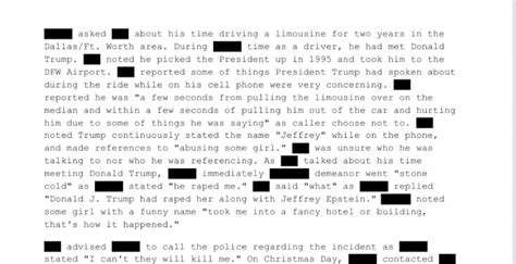 Epstein Files Reveal Bombshell Fbi Tip About Trump