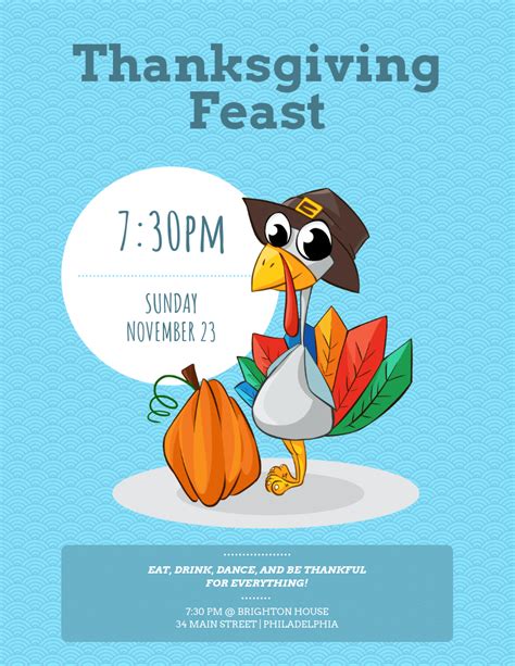 thanksgiving poster templates design tips venngage