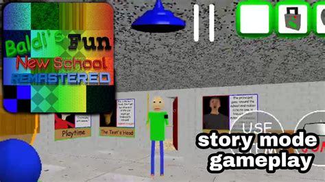 Baldis Fun New School Remastered Baldis Basic Android Mod Youtube