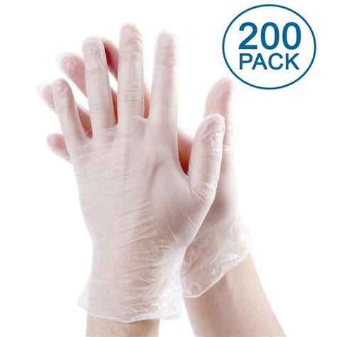 Pack Xl Extra Large Vinyl Disposable Gloves Non Latex Rubber