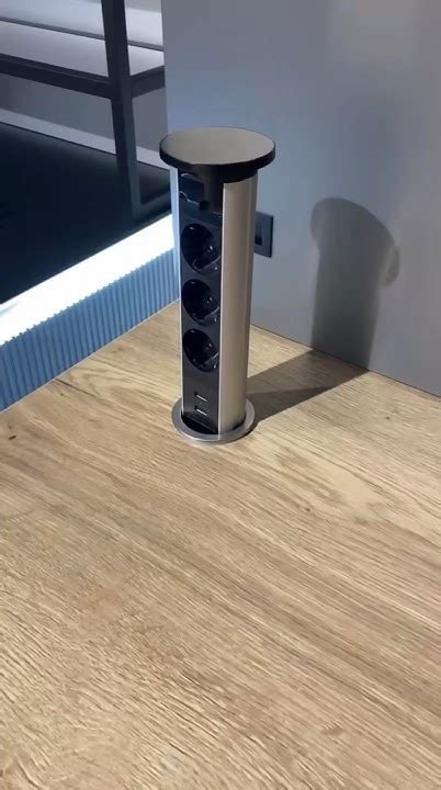 Выдвижные розетки в столешнице являются удобным и современным решением ...