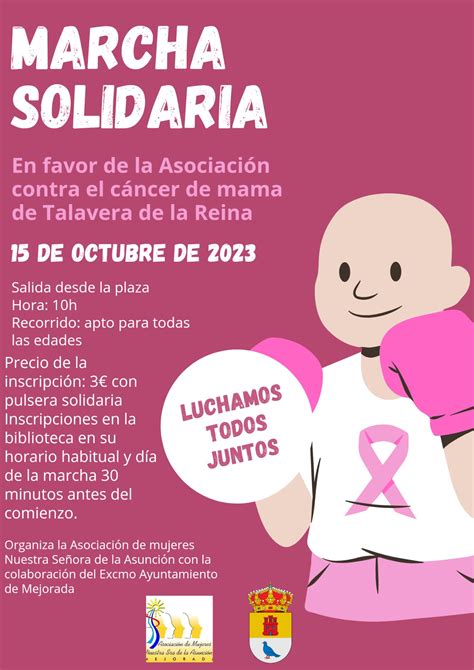 Marcha solidaria en favor del cáncer de mama