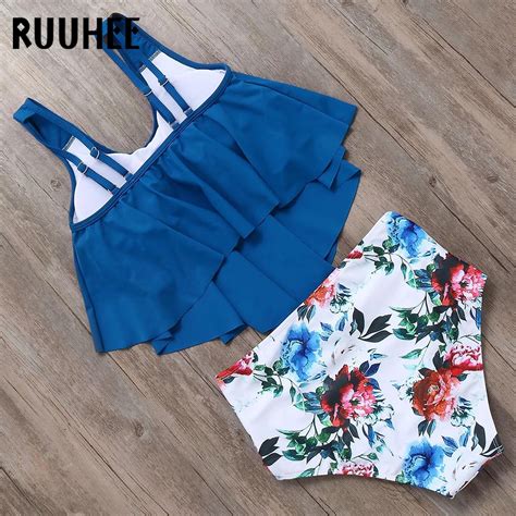 MAILLOT DE BAIN RUUHEE maillot de bain Bikini taille haute ensemble deux pièces soutien