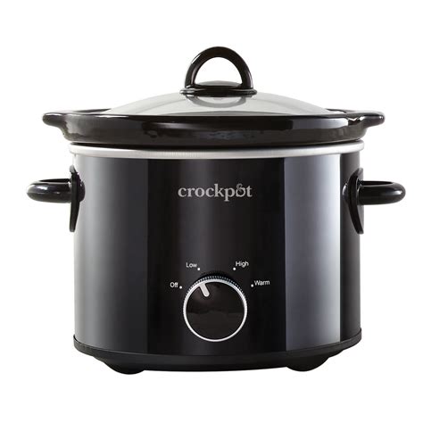 Buy Crock Pot 2 Quart Round Manual Slow Cooker Black Online At Lowest