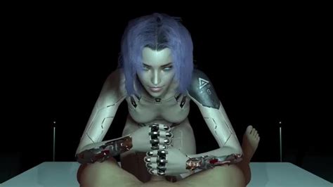 Robot Girl POV Handjob Cyberpunk Porn Parody