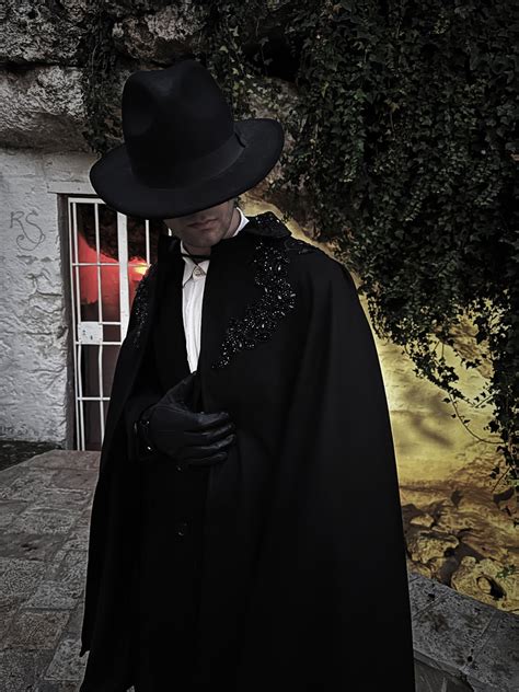 Phantom Cloak Eric Cape Opera Costume Victorian Cape Victorian Male