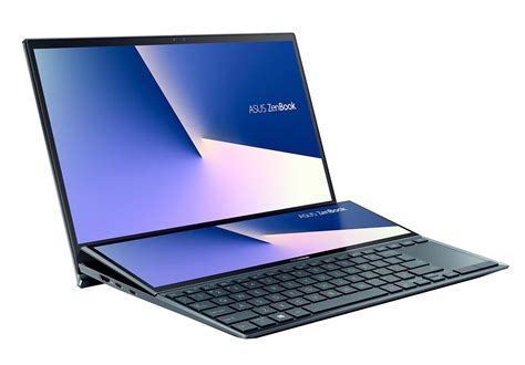 Asus Zenbook Duo Ux482ea Hy380w Bleunoir Tactile Screenpad Plus