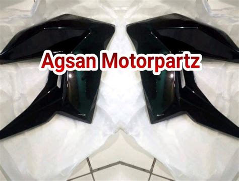 Jual Sayap Tangki Shroud Ninja Z250 SL Hitam Polos Original Kawasaki Di