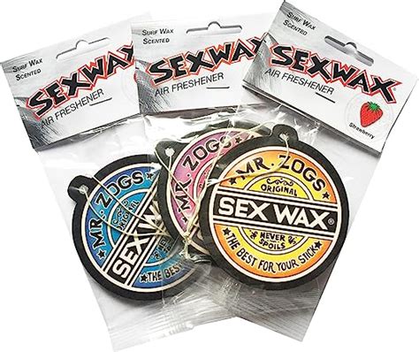 Genuine Mr Zogs Sex Wax Air Freshener 3 Pack Strawberry