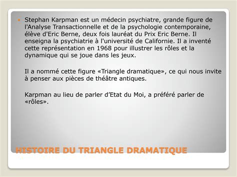 Solution Le Triangle Dramatique De Karpman Studypool