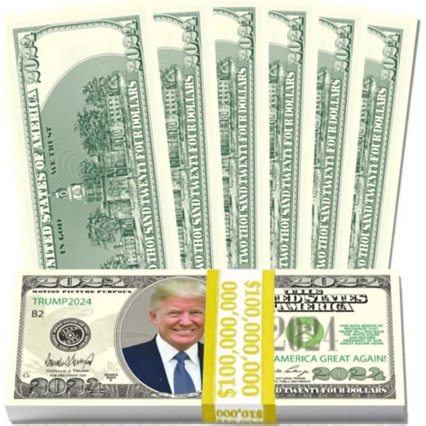 Snagshout Trump Limited Edition Novelty Dollar Bill Pack Of