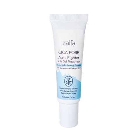 Zalfa Natural Cica Pore Acne Fighter Holy Gel Treatment Beauty Review