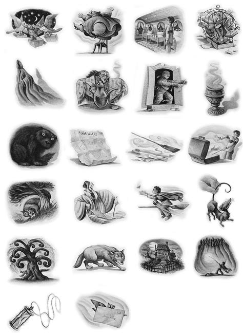 Every Chapter Illustration From The Harry Potter Books Harry Potter