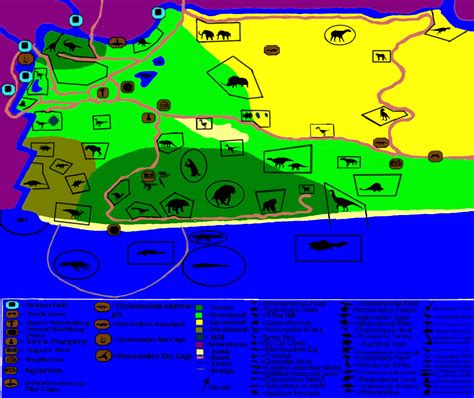 Prehistoric Park Map By Victoram On Deviantart